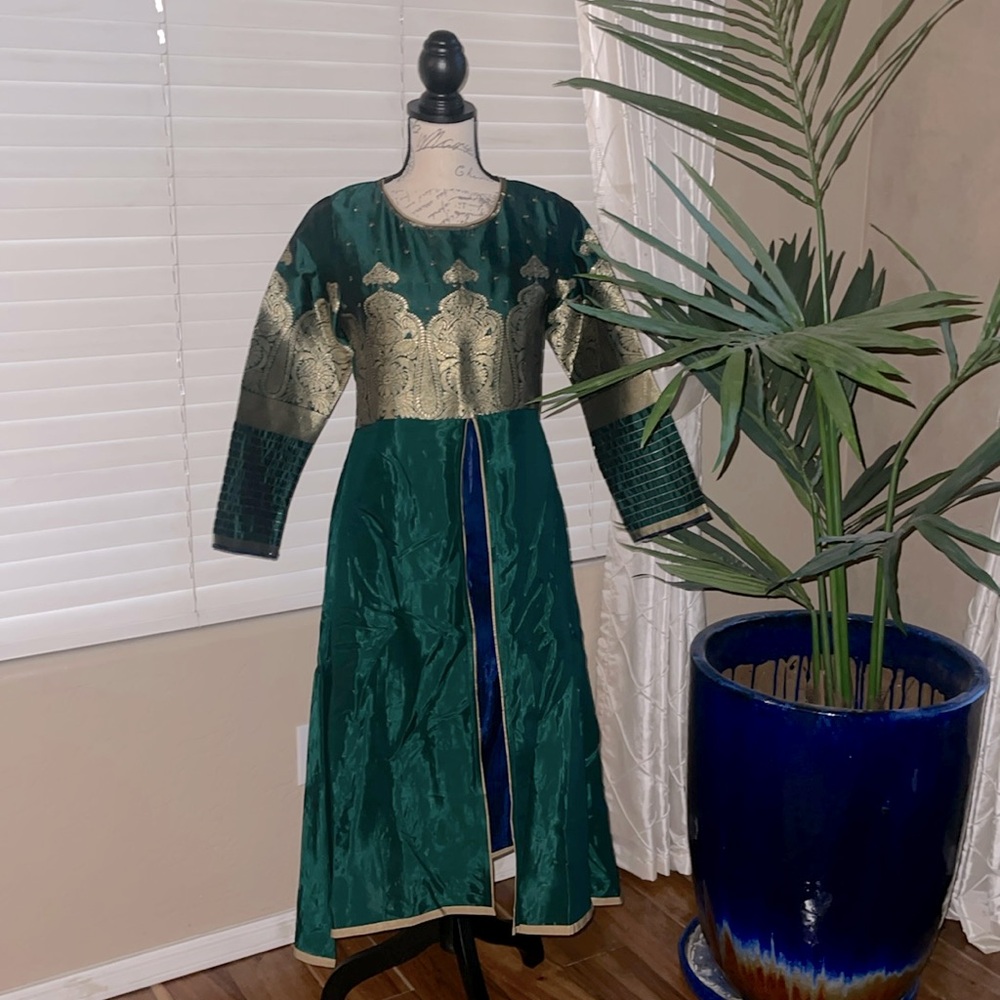 NWT- Embroidered Dress Handmade in India